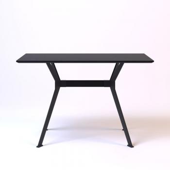 Stealth 120 х 70 черные ноги / черный дуб