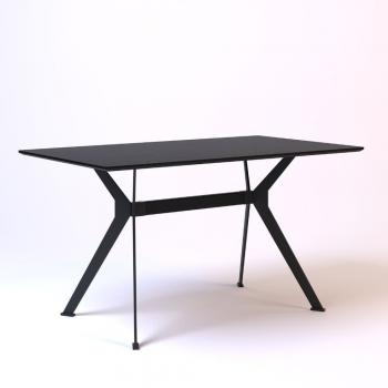 Stealth 140 х 80 черные ноги / черный дуб