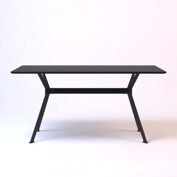 Stealth 160 х 90 чорні ноги / чорний дуб