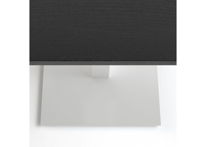  Tetra light 60 х 60 білий метал / чорне ДСП (текстура)  4 — замовити в PORTES.UA