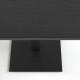 Стол Tetra light 60х60 черный металл / черное ДСП (текстура)