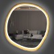 Зеркало асимметричное с LED-подсветкой Miro 750х750