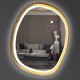 Зеркало асимметричное с LED-подсветкой Miro 750х750