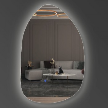 Зеркало неправильной формы Sage One LED 500х800