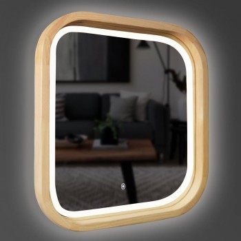 Зеркало в раме для ванной Balance LED 450х450