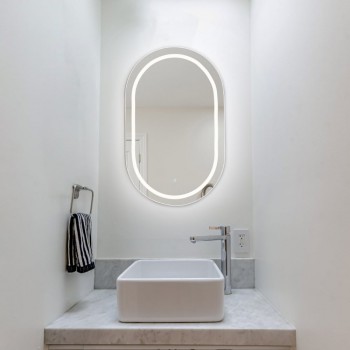 Зеркало в ванную с сенсорной кнопкой Freedom One LED 500х800