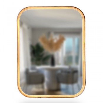 Зеркало сенсорное в ванную Eclipse Орех Reliability LED 500х700