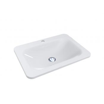 Умивальник MIRAGGIO CALIFORNIA глянсовий з литого мармуру
