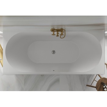 Ванна MIRAGGIO TASMANIA глянцевая с литого мрамора