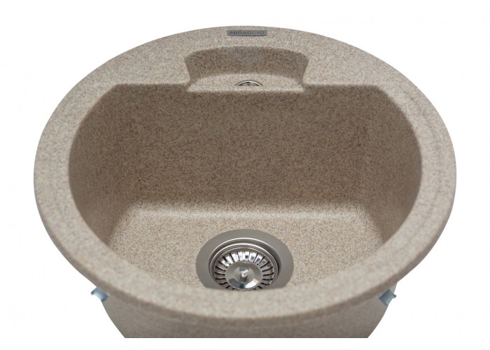  Кухонна мийка гранітна MIRAGGIO VALENCIA terra  3 — замовити в PORTES.UA