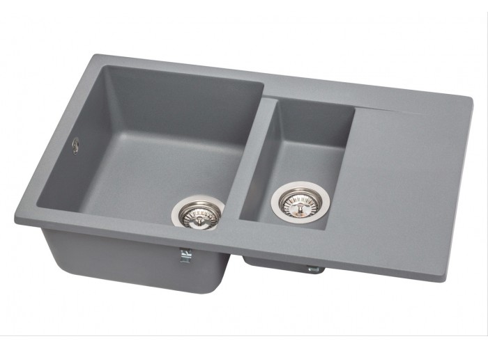  Мийка кухонна гранітна MIRAGGIO LAPAS gray  2 — замовити в PORTES.UA
