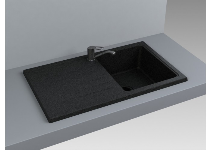  Кухонна мийка гранітна MIRAGGIO VERSAL black  4 — замовити в PORTES.UA