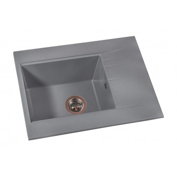 Кухонная мойка гранитная MIRAGGIO BODRUM 650 gray