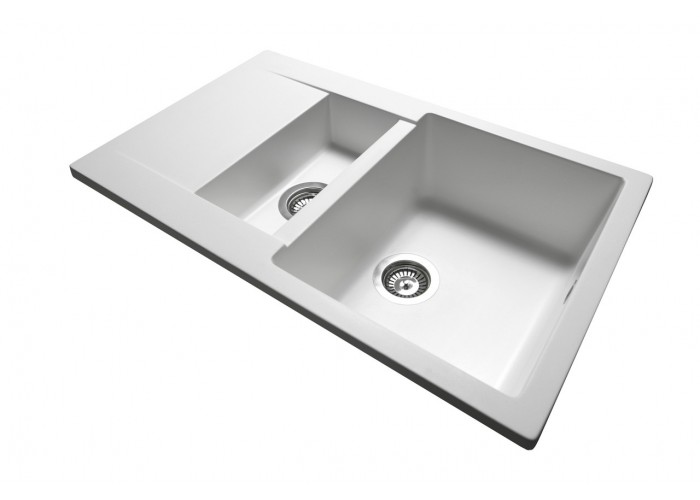  Кухонна мийка гранітна MIRAGGIO LAPAS white  2 — замовити в PORTES.UA