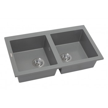 Кухонная мойка гранитная MIRAGGIO WESTEROS gray
