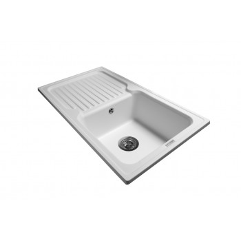 Кухонная мойка гранитная MIRAGGIO ORLEAN white