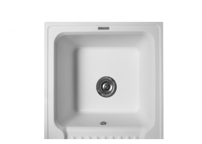  Кухонна мийка гранітна MIRAGGIO ORLEAN white  3 — замовити в PORTES.UA