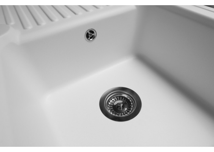  Кухонна мийка гранітна MIRAGGIO ORLEAN white  4 — замовити в PORTES.UA