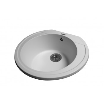 Кухонная мойка гранитная MIRAGGIO TULUZA white