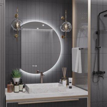 Зеркало в спальню с подсветкой Дафна