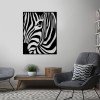 Деревянная картина "Mysterious Zebra"  (60 x 48 см)