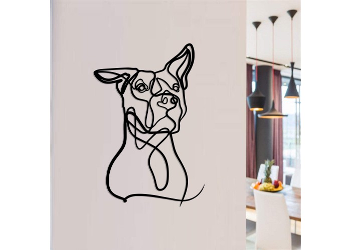  Дерев'яний малюнок "Funny Dog" (50 x 34 см)  1 — замовити в PORTES.UA