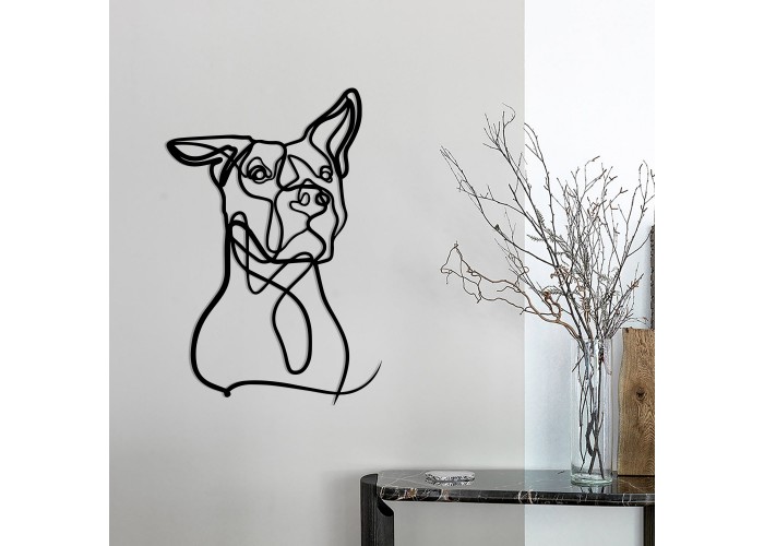 Дерев'яний малюнок "Funny Dog" (50 x 34 см)  4 — замовити в PORTES.UA