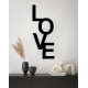 Дизайнерская деревянная картина "Love" (50 x 21 см)
