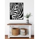 Дерев'яна картина Mysterious Zebra (60 x 48 см)