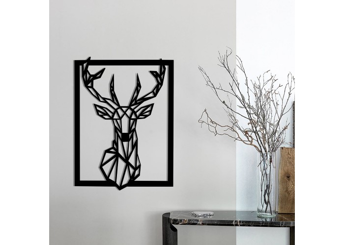  Деревянная картина "Deer"  (70 x 52 см)  2 — купить в PORTES.UA