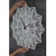 Білий настінний годинник Moku Yokohama (48 x 48 см)