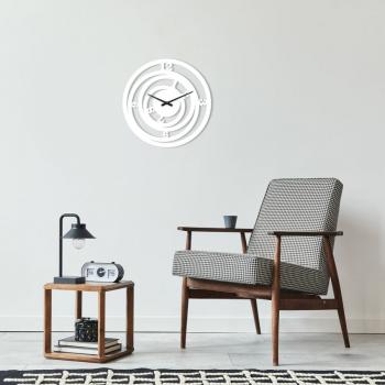 Белые дизайнерские настенные часы Moku Ono (48 x 48 см)