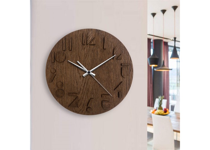  Дерев'яний настінний годинник Moku Katori (38 x 38 см)  1 — замовити в PORTES.UA