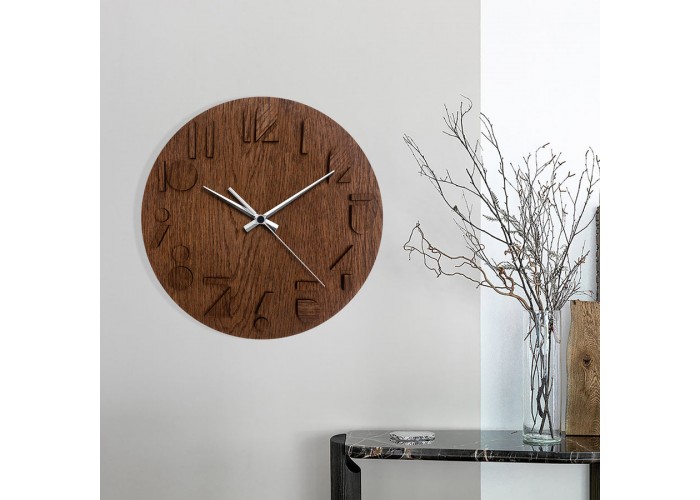  Деревянные настенные часы Moku Katori (38 x 38 см)  5 — купить в PORTES.UA