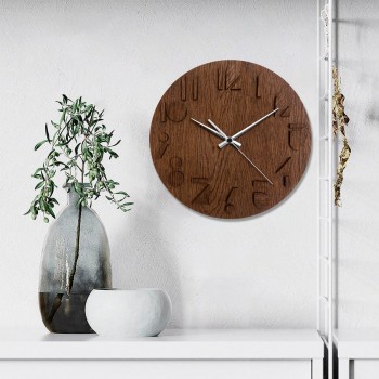 Деревянные настенные часы Moku Katori (38 x 38 см)