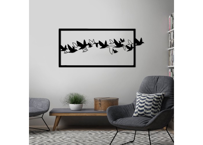  Дерев'яна картина "Birds" (50 x 23 см)  3 — замовити в PORTES.UA