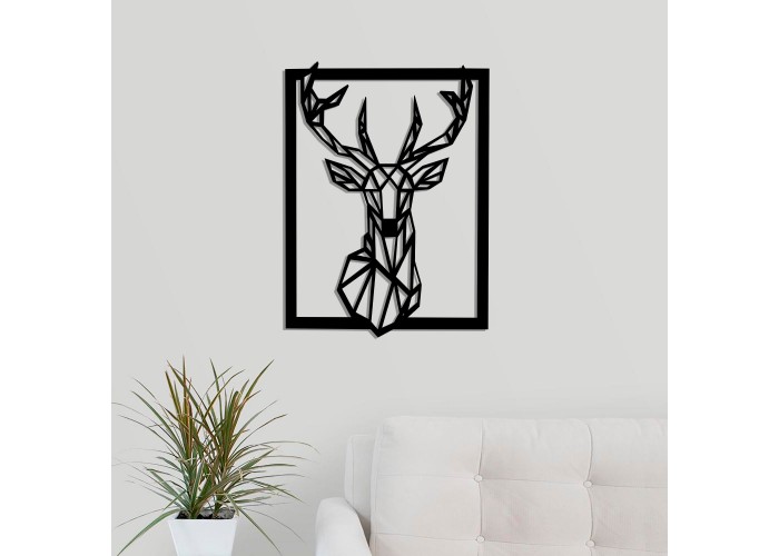  Дерев'яний малюнок "Deer" (80 x 59 см)  4 — замовити в PORTES.UA