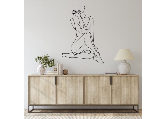  Дерев'яна картина "Naked" (60 x 45 см)  2 — замовити в PORTES.UA