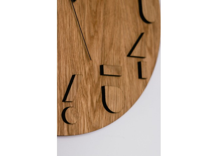  Дерев'яний годинник Moku Katori (48 x 48 см)  2 — замовити в PORTES.UA