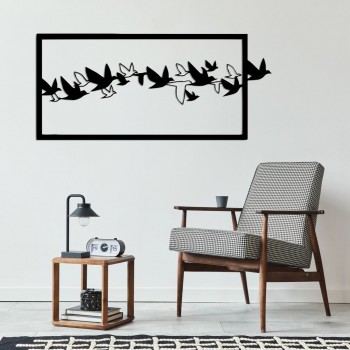 Дерев'яна картина "Birds" (50 x 23 см)