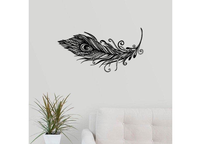  Дерев'яний малюнок "Peacock Feather" (60 x 31 см)  4 — замовити в PORTES.UA