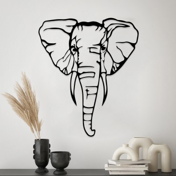 Дерев'яна картина "Elephant" (80 x 68 см)