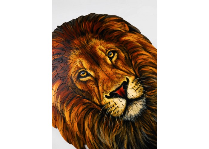  Деревянный пазл Moku Lion S (24 x 19 см, 45  деталей)  5 — купить в PORTES.UA