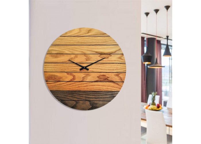  Деревянные настенные часы Moku Sakura (38 x 38 см)  3 — купить в PORTES.UA