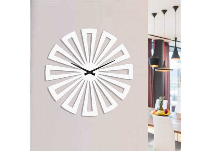  Белые настенные часы Moku Shibuya (38 x 38 см)  2 — купить в PORTES.UA