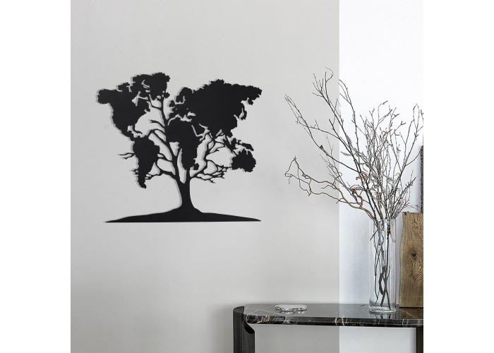  Деревянная картина Moku "World map tree" 48х47 см  2 — купить в PORTES.UA