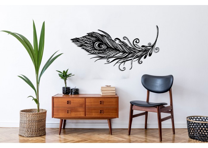  Дерев'яний малюнок "Peacock Feather" (60 x 31 см)  3 — замовити в PORTES.UA
