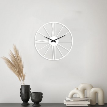 Белые настенные часы Moku Nokkaido (48 x 48 см)