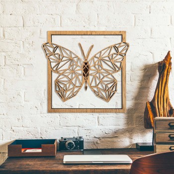 Дерев'яна картина Moku "Метелик" 32х48 см