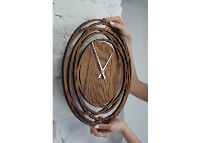  Дизайнерские настенные часы Moku Shirakawa (38 x 38 см)  3 — купить в PORTES.UA